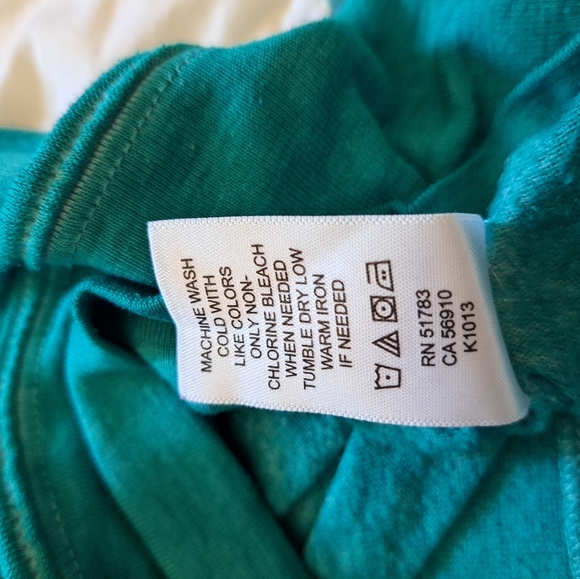 ‼️FREE‼️ Maurices Teal Blue Tunic Length Long Sleeve Light Sweatshirt - Sz Small - Picture 5 of 9